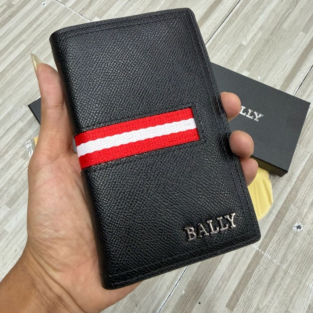 Dompet Bally 3/4 dompet lipat kulit import