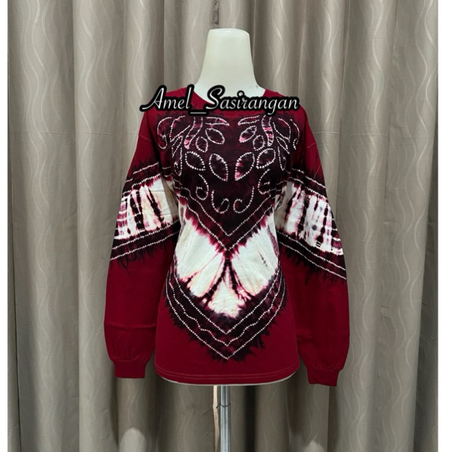 [READY] Kaos sasirangan MERAH PUTIH kemerdekaan 17 Agustus by amel_sasirangan