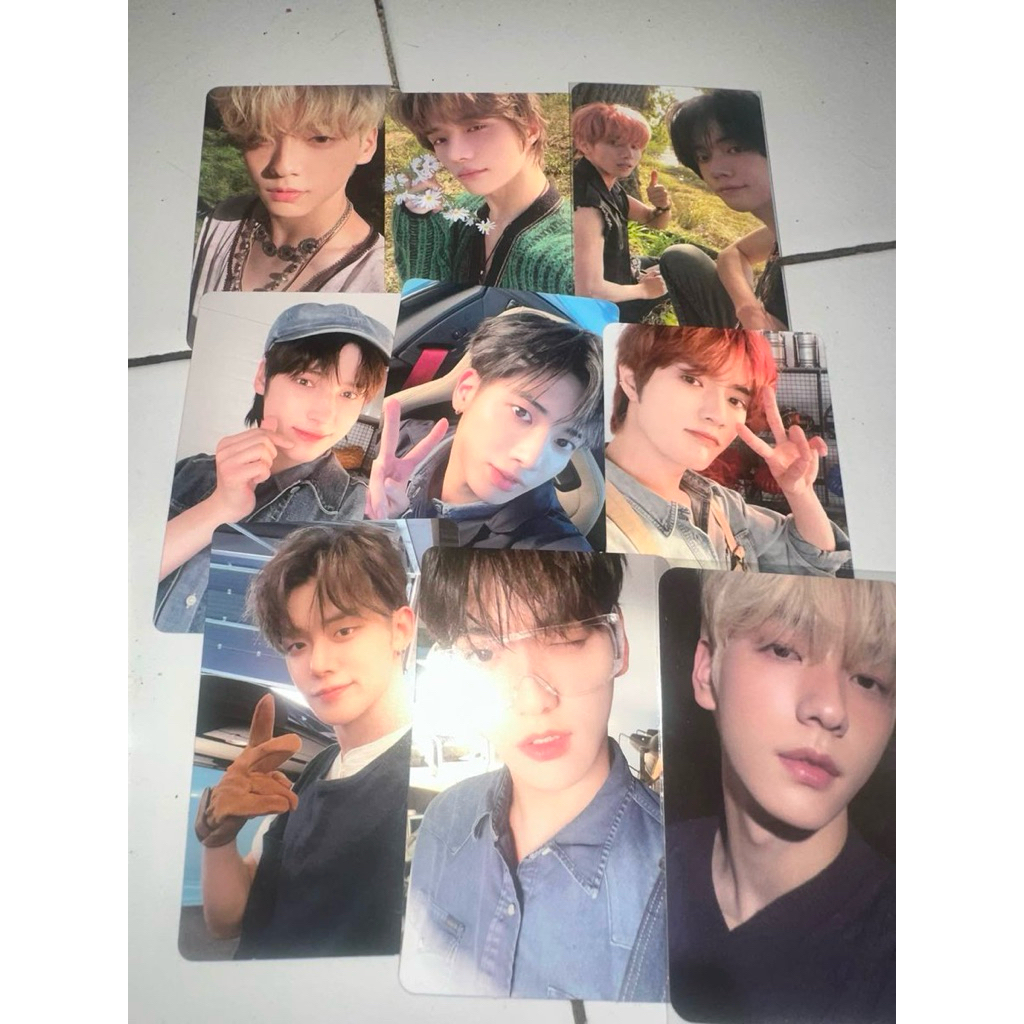 official Photocard txt tomorrow by together take all soobin yeonjun beomgyu taehyun hueningkai