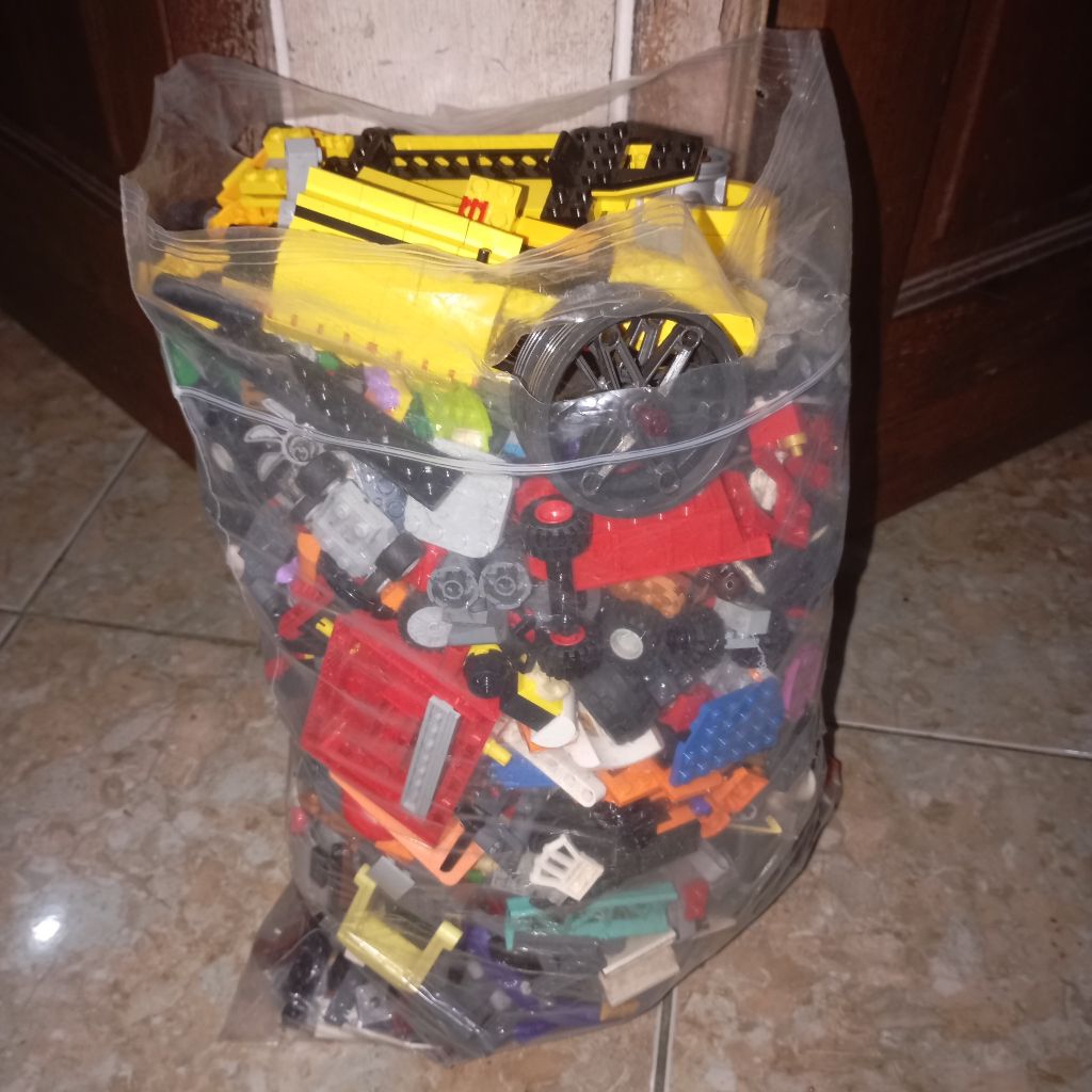 Lego Curah 3kg isian Part Technic, Kendaraan, Robot