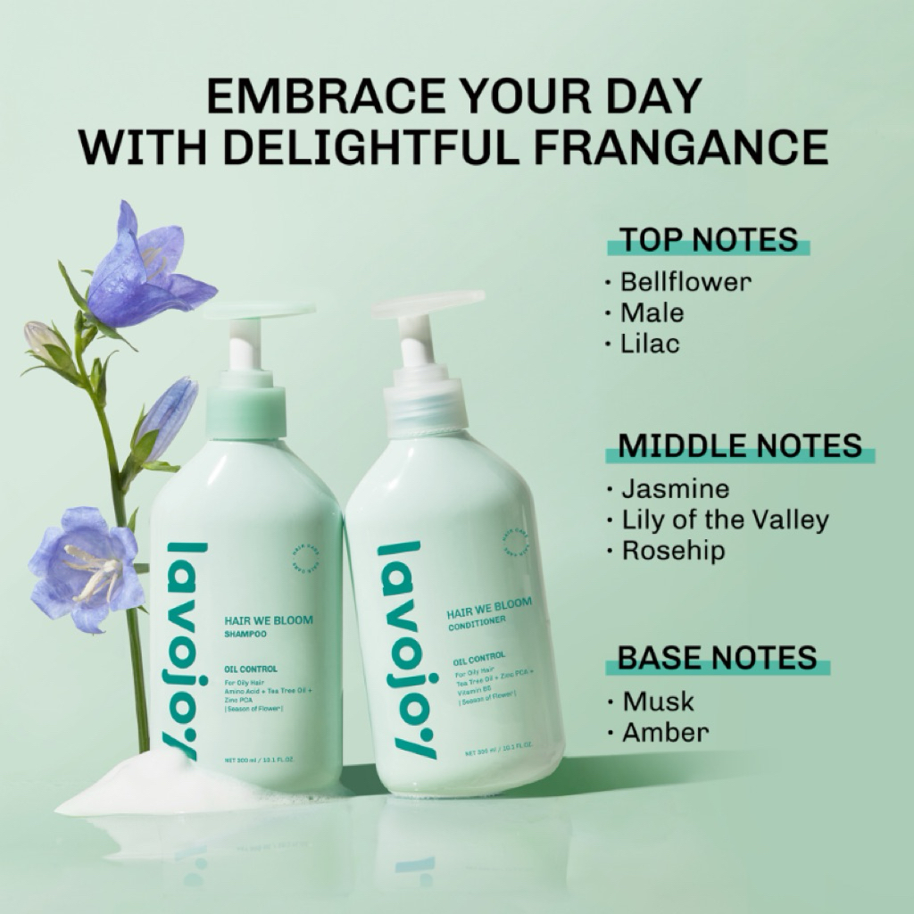 LAVOJOY Shampoo 300ml - Melembutkan, Mengurangi Kusut, Mengkilaukan Rambut