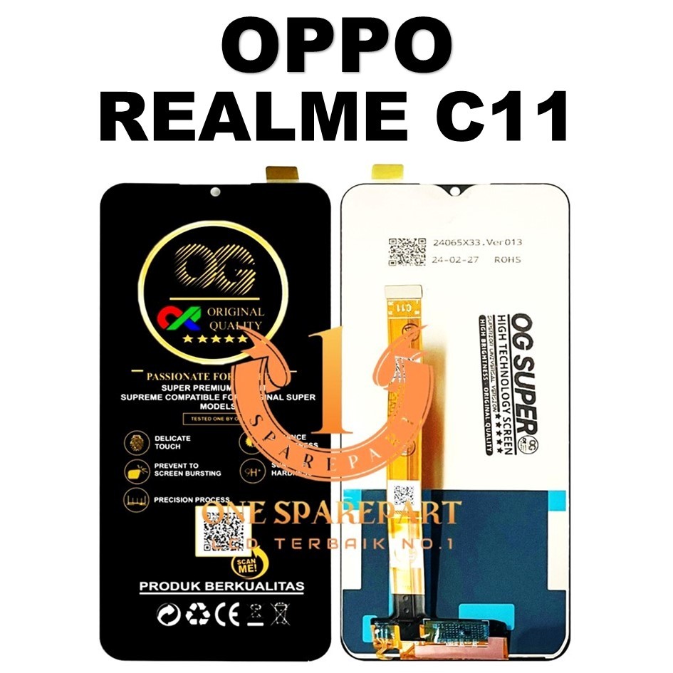 LCD TOUCHSCREEN REALME C11 COMPLETE ORIGINAL 100% FULLSET