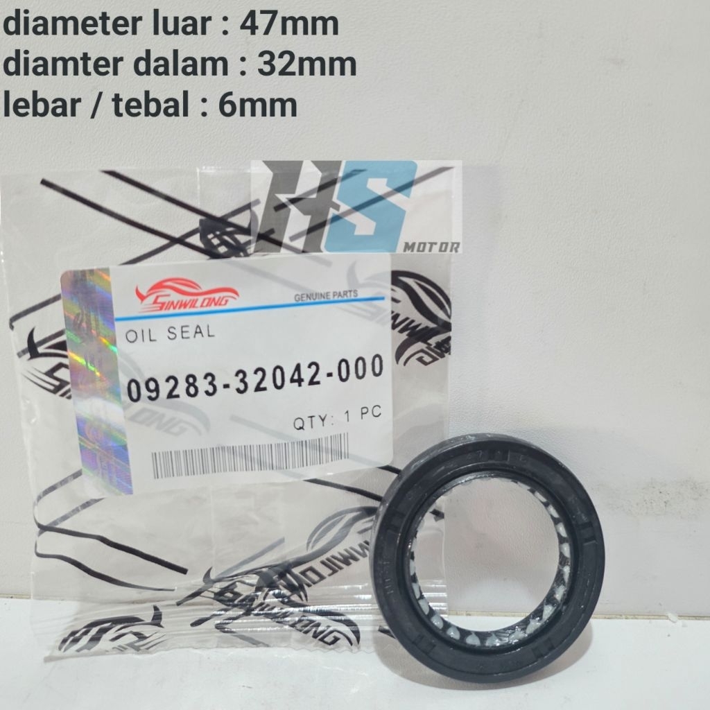 OIL SEAL TIMING NOKEN AS DEPAN SEAL CAMSHAFT 32 47 6 MOBIL SUZUKI APV APV ARENA MEGA CARRY FUTURA IN