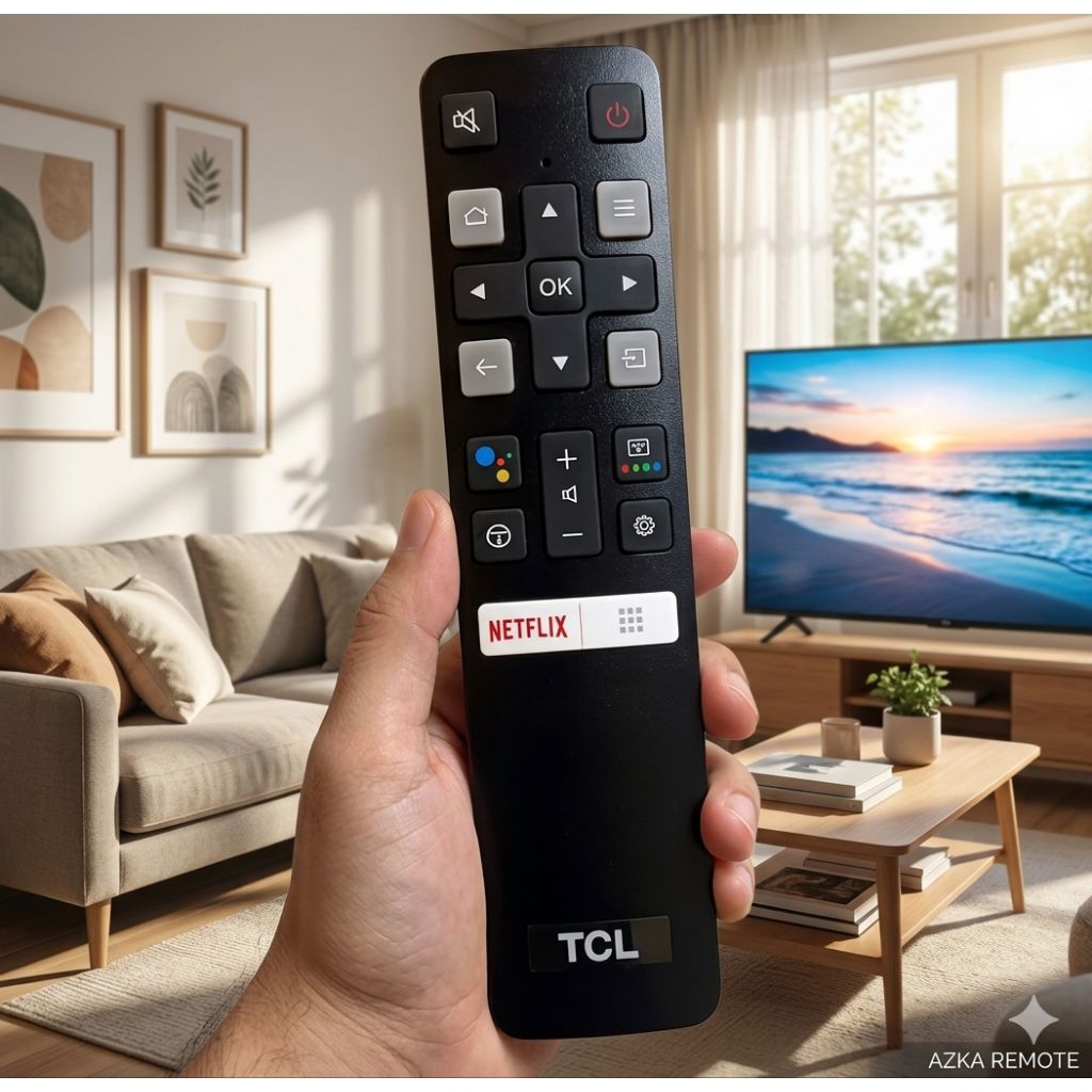 REMOTE REMOT SMART TV TCL LED 32A5 32A3 ORIGINAL ASLI DEVI
