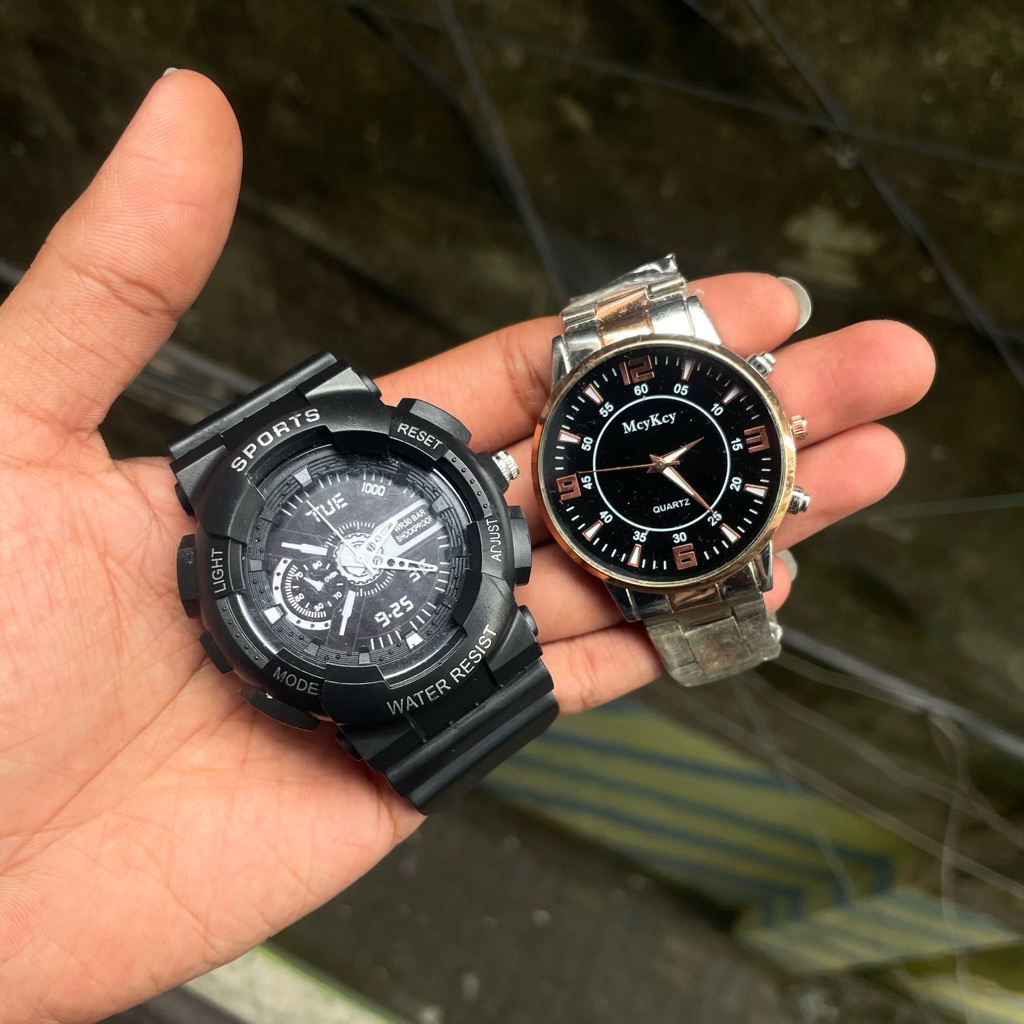 2 pcs Jam McyKcy & Sport Analog