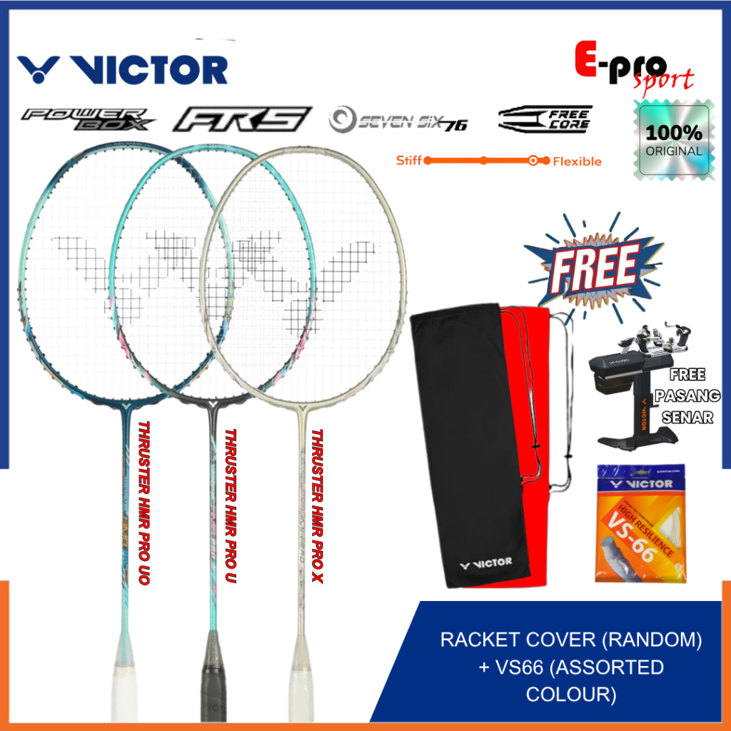 New Raket Badminton Victor Thruster  HMR PRO / TK-HMR PRO / Thruster Hammer Pro Bulutangkis Original