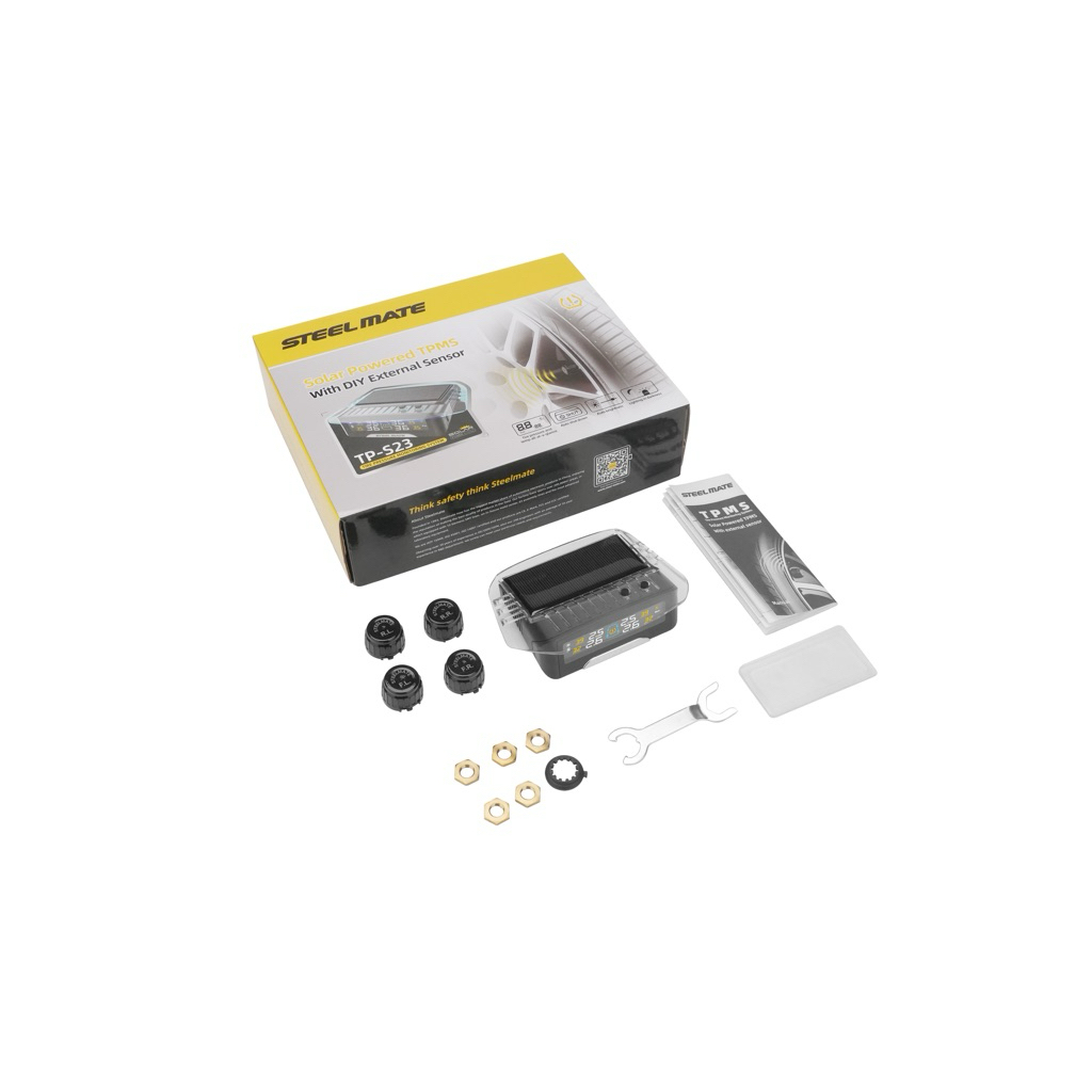 Velocity Vanguards Smart Tpms Lcd Display (External Sensor) Steelmate Type S23 (Original) Garansi 1