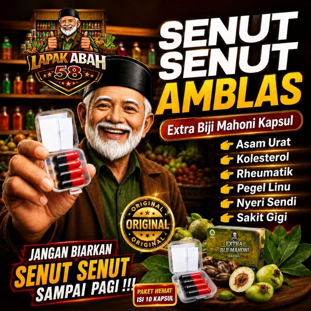 Extra Biji Mahoni Kapsul isi 10 Kapsul