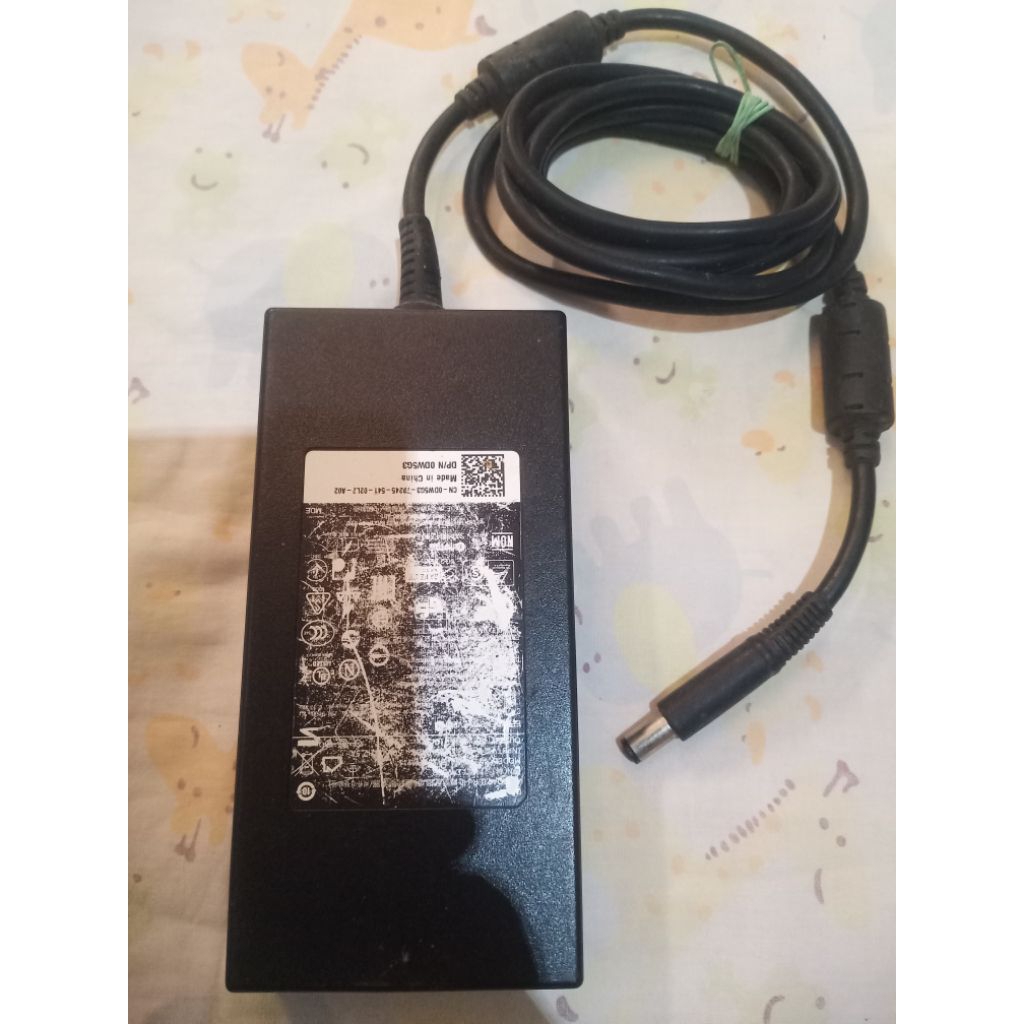 adaptor charger bekas original bawaan Laptop dell Alienware PC ALL IN ONE 19.5V 9.23A 180W Colokan b