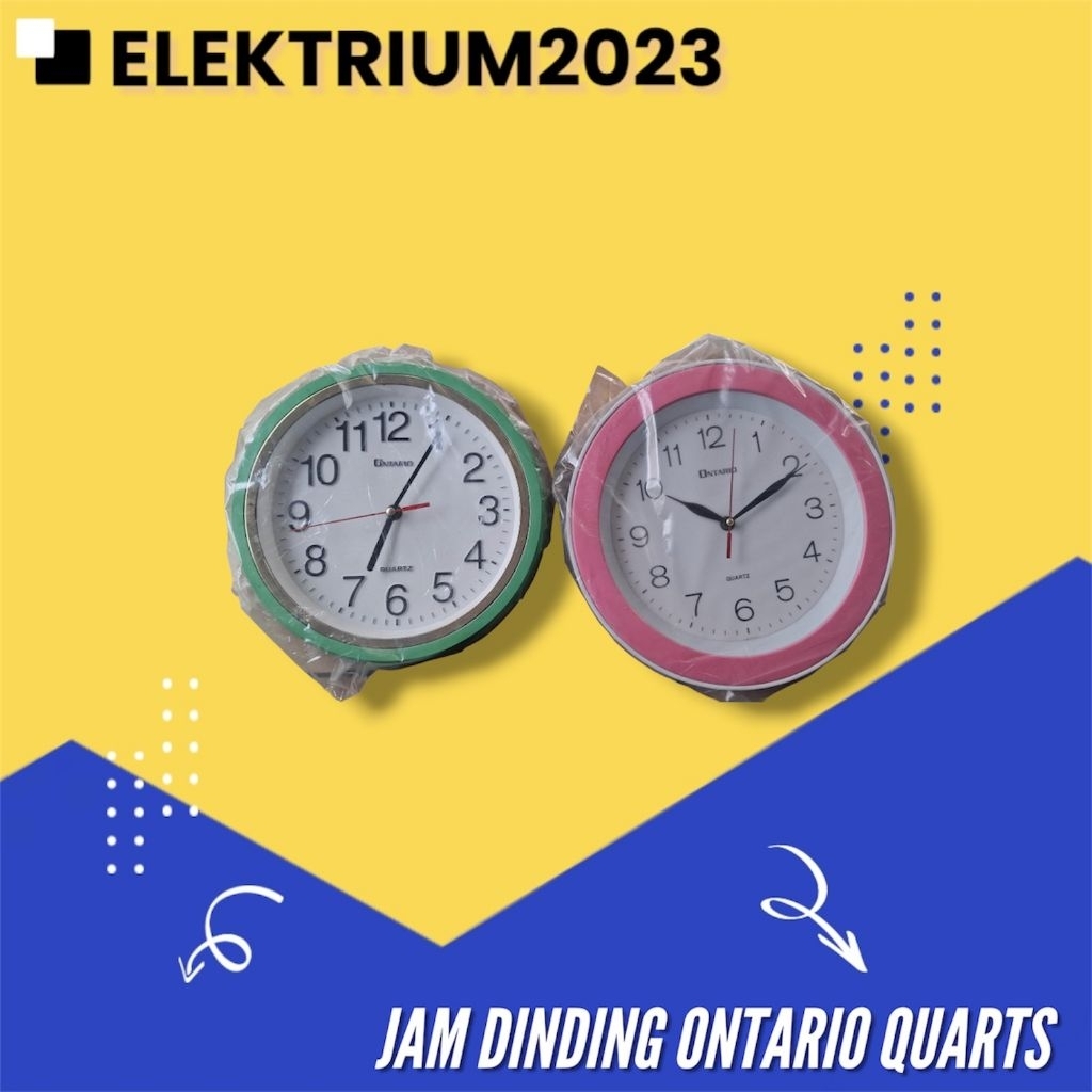 Jam dinding ontario Quarts