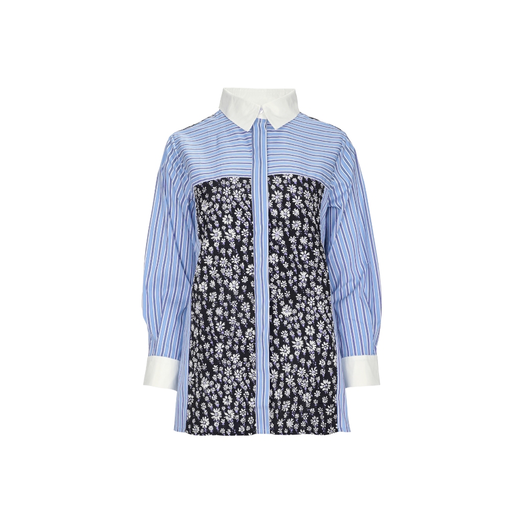 Benang Jarum Black Label - Alorra Jacquard Shirt - Blue