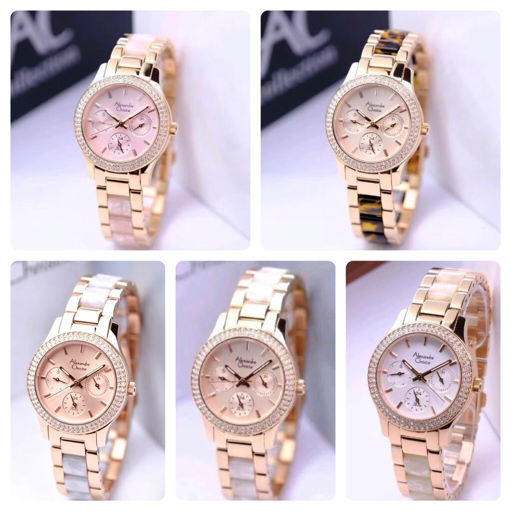 AC 2932BF JAM TANGAN WANITA ALEXANDRE CHRISTIE 2932BF / AC 2932 RANTAI [ORIGINAL]
