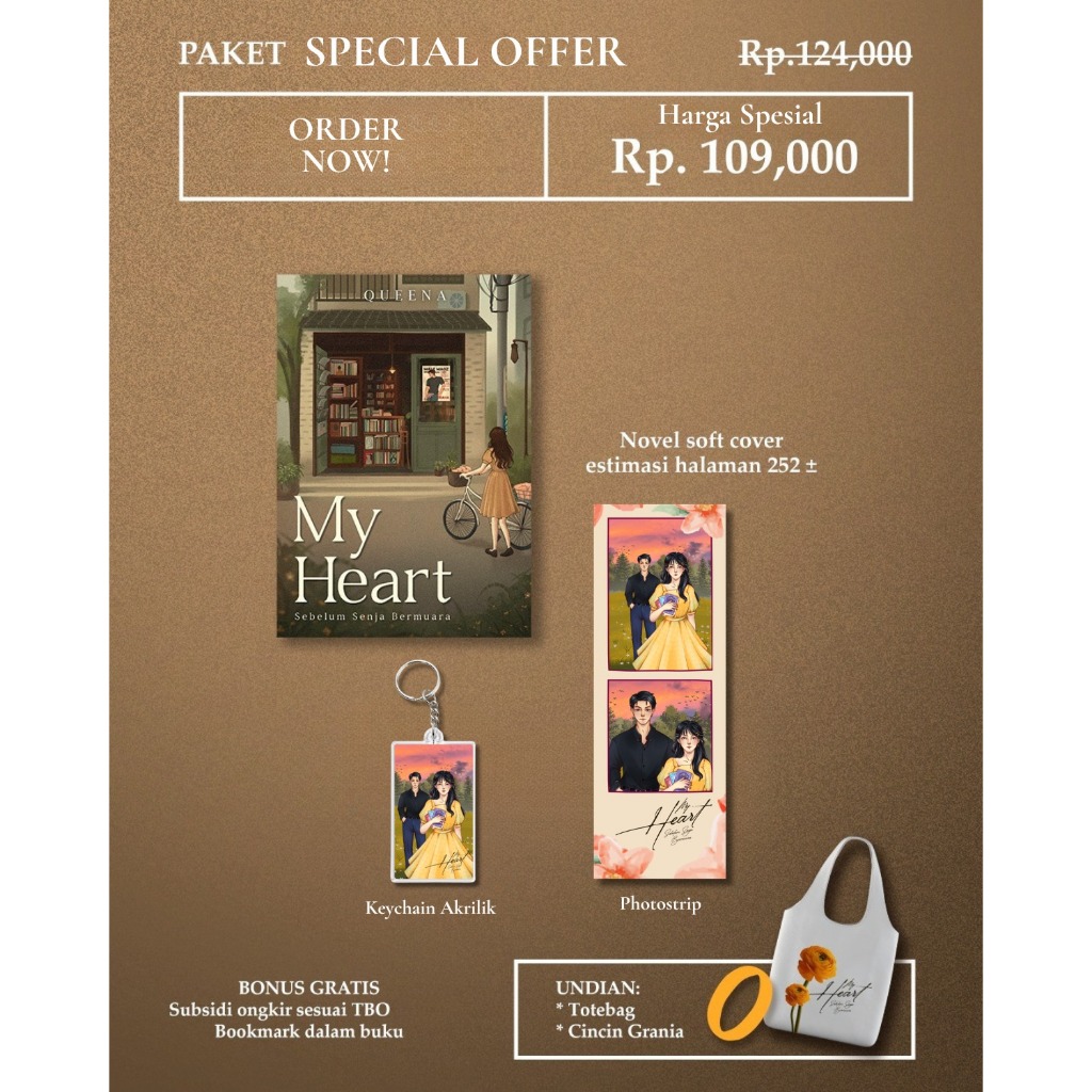 Novel My Heart: Sebelum Senja Bermuara - Queena - Akad