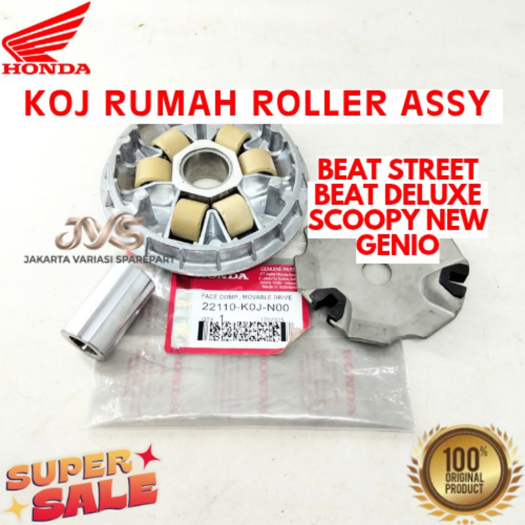 RUMAH ROLLER ASSY KODE KOJ, RUMAH ROLLER ASSY BEAT STREET, RUMAH ROLLER ASSY BEAT DELUXE, RUMAH ROLL