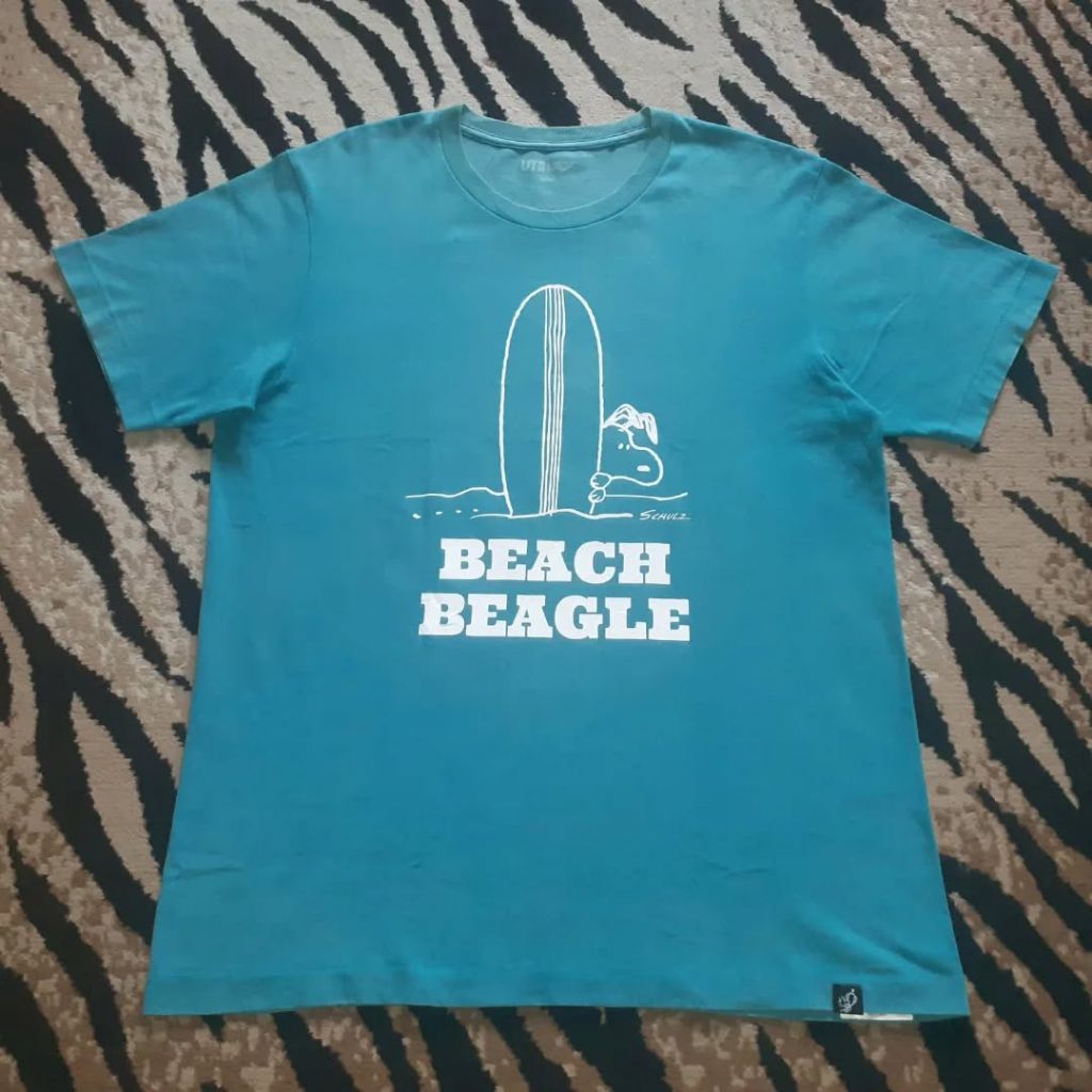 T-Shirt UNIQLO X PEANUTS BEACH BEAGLE