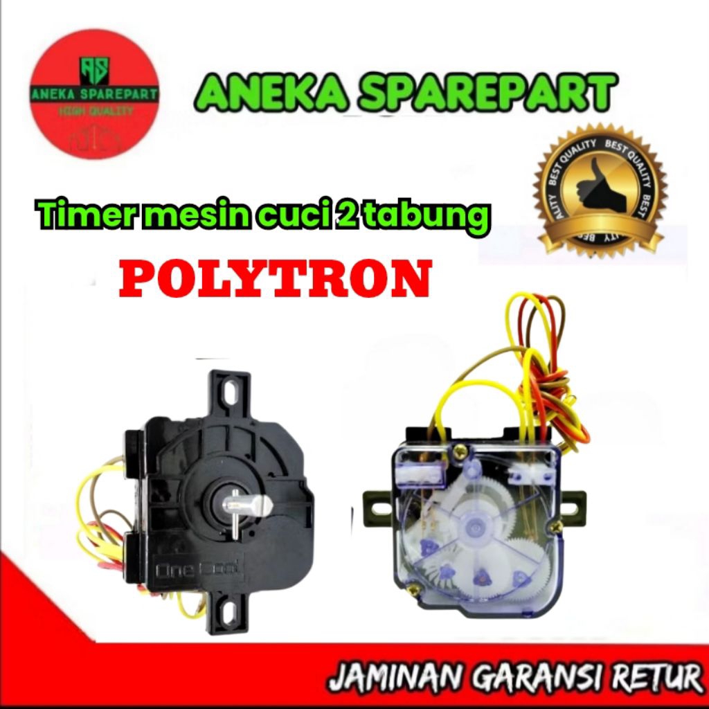 timer 3 kabel mesin cuci POLYTRON