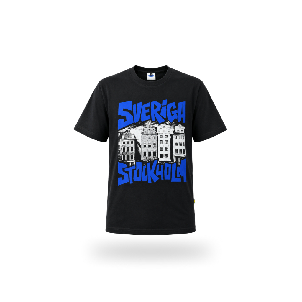 SVERIGA T-shirt Stad Stockholm Black 24s