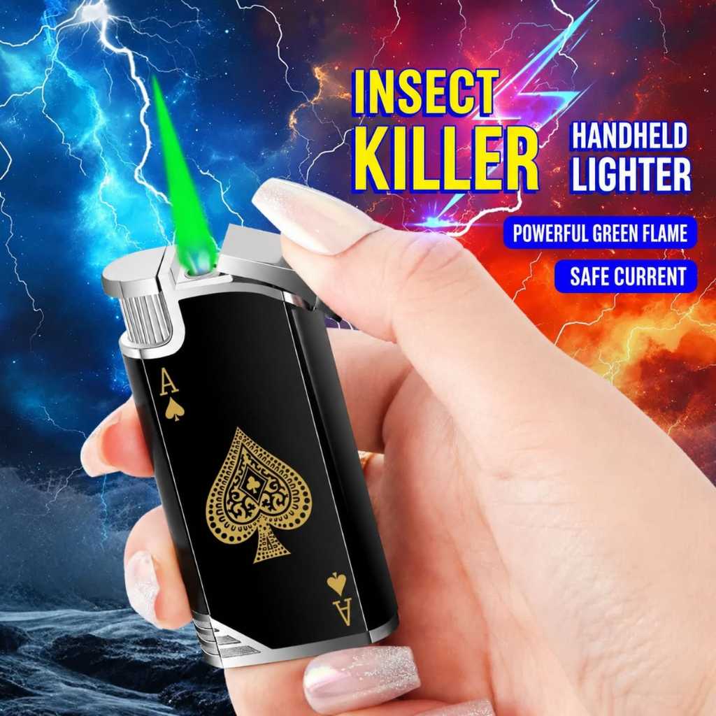 Mancis Korek Api Bara Las Kejut AS ACE Desain Keren Aman Seru Korek Prank Mainan Isi Ulang Gas Unik