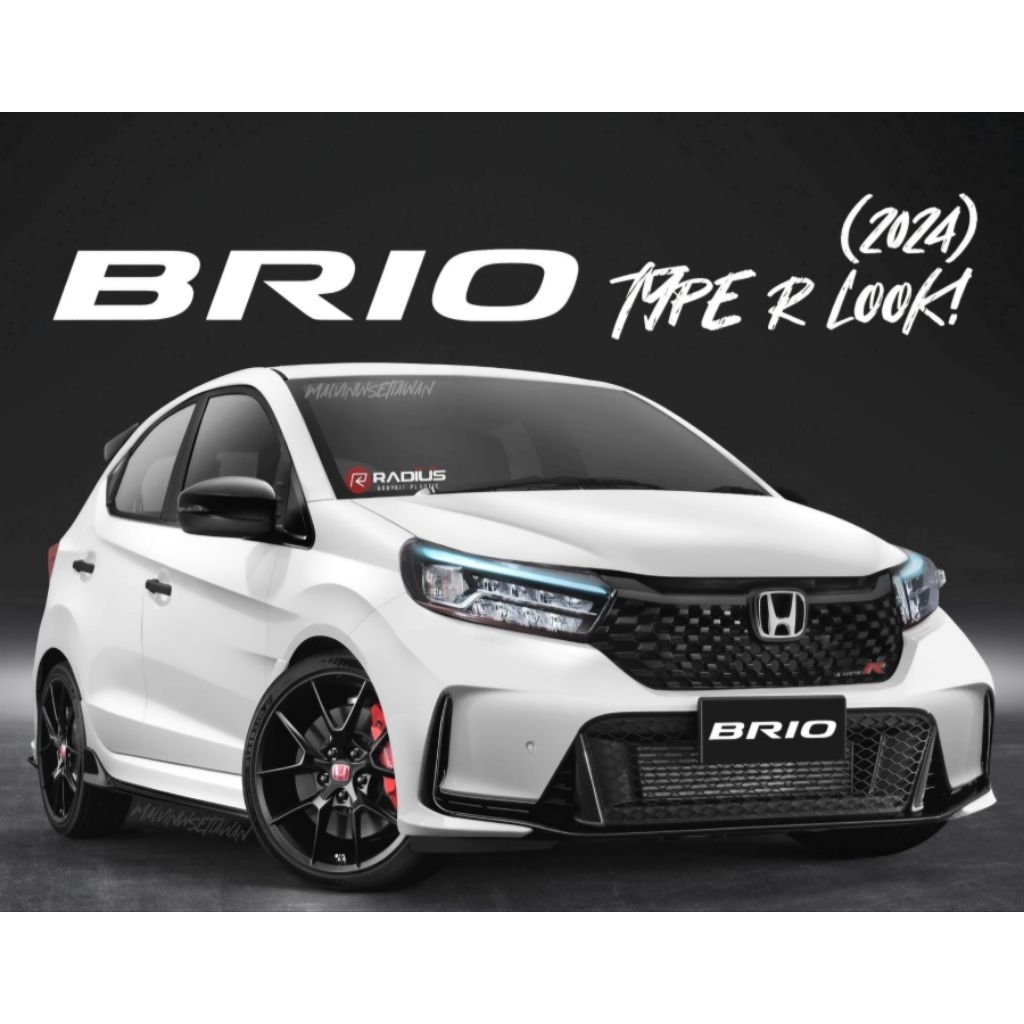 Bumper depan Type R Brio 2023 up