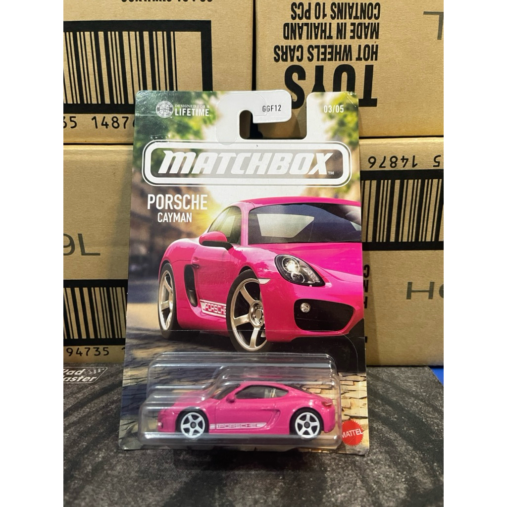 Matchbox PORSCHE CAYMAN pink