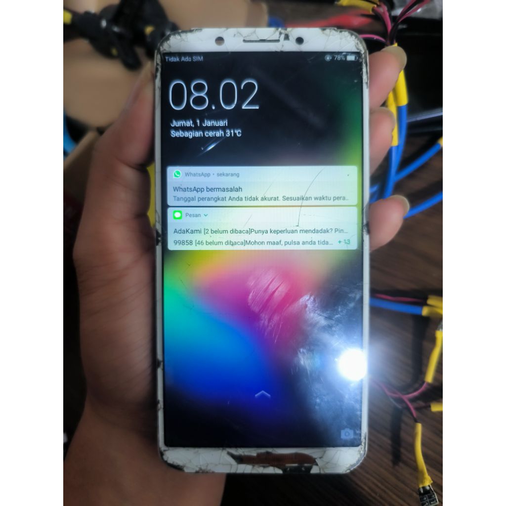 Hp Bekas Second Minus Rusak Oppo a71