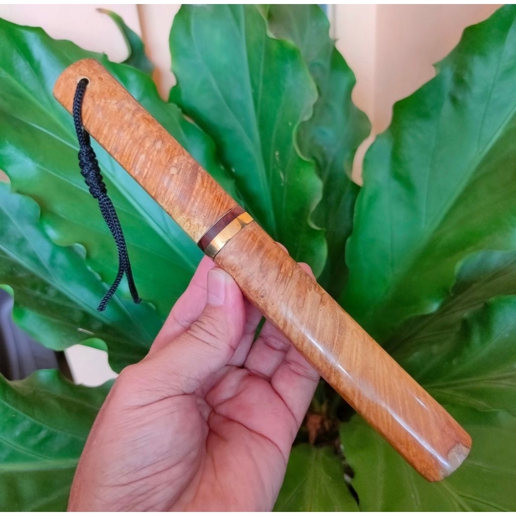 K110 Handmade Japanese Tantoknive, Pisau dapur super tajam dengan material Bohler K110 setara D2 ata
