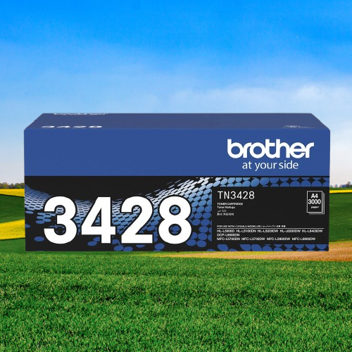 Brother TN-3428 Black.Toner TN3428 Untuk Printer brother Series HL-L5000D,HL-L6200DW,DCP-L5600DN,MFC