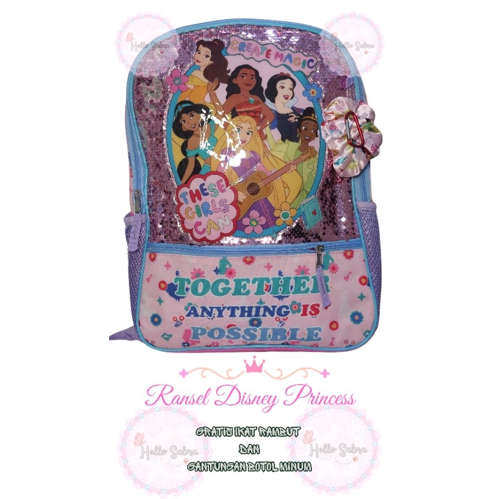 TAS SEKOLAH DISNEY PRINCESS