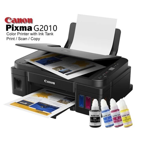 PRINTER CANON PIXMA G2010 PRINT/ SCAN/ COPY ALL-IN-ONE TERMASUK TINTA CANON ORIGINAL