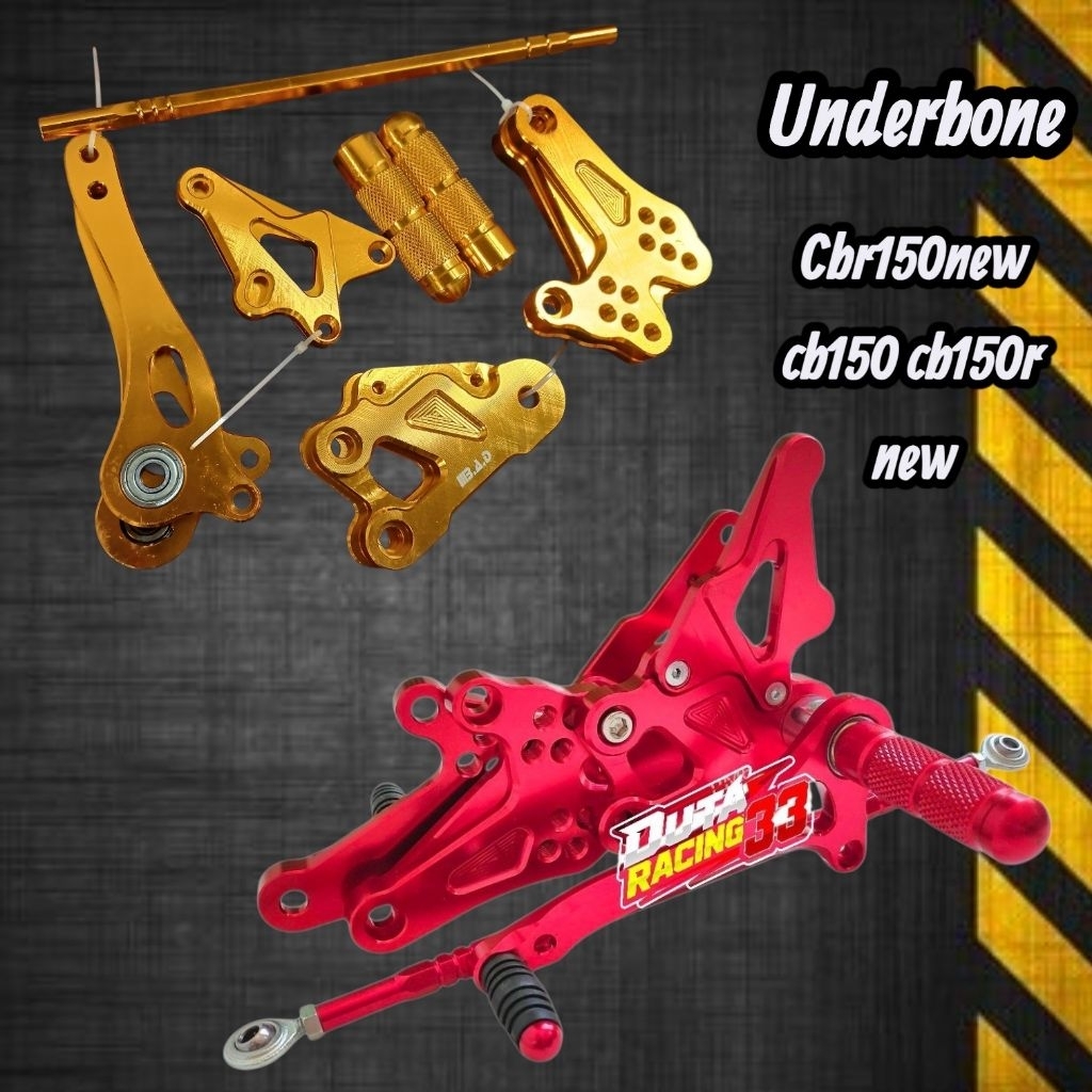 Underbone CB150 CBR150 New CB150R New FOOTSTEP underbone Full cnc