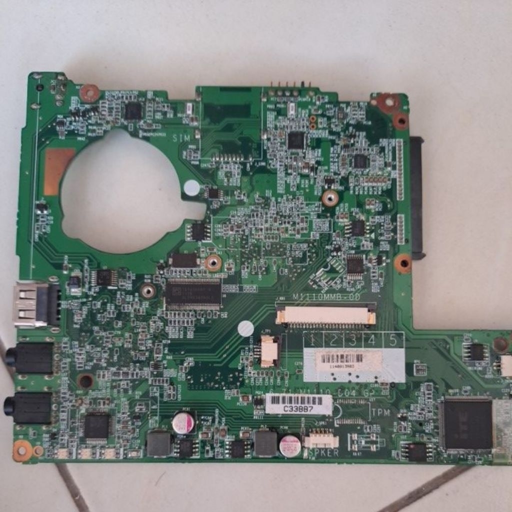 Motherboard Laptop netbook zyrex (bonus seperti difoto)