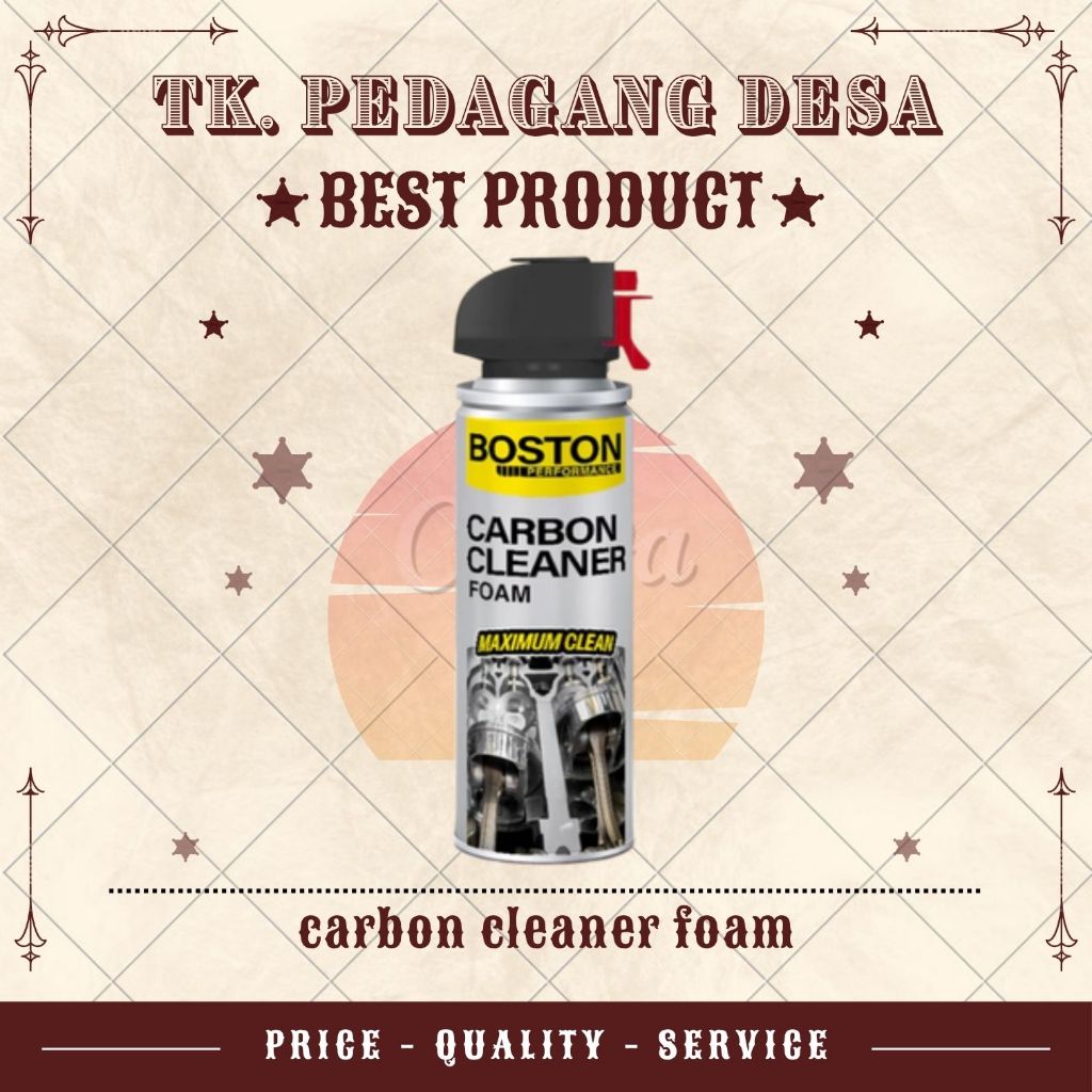 Carbon Cleaner Foam BOSTON Performance 250ml Pembersih Ruang Bakar