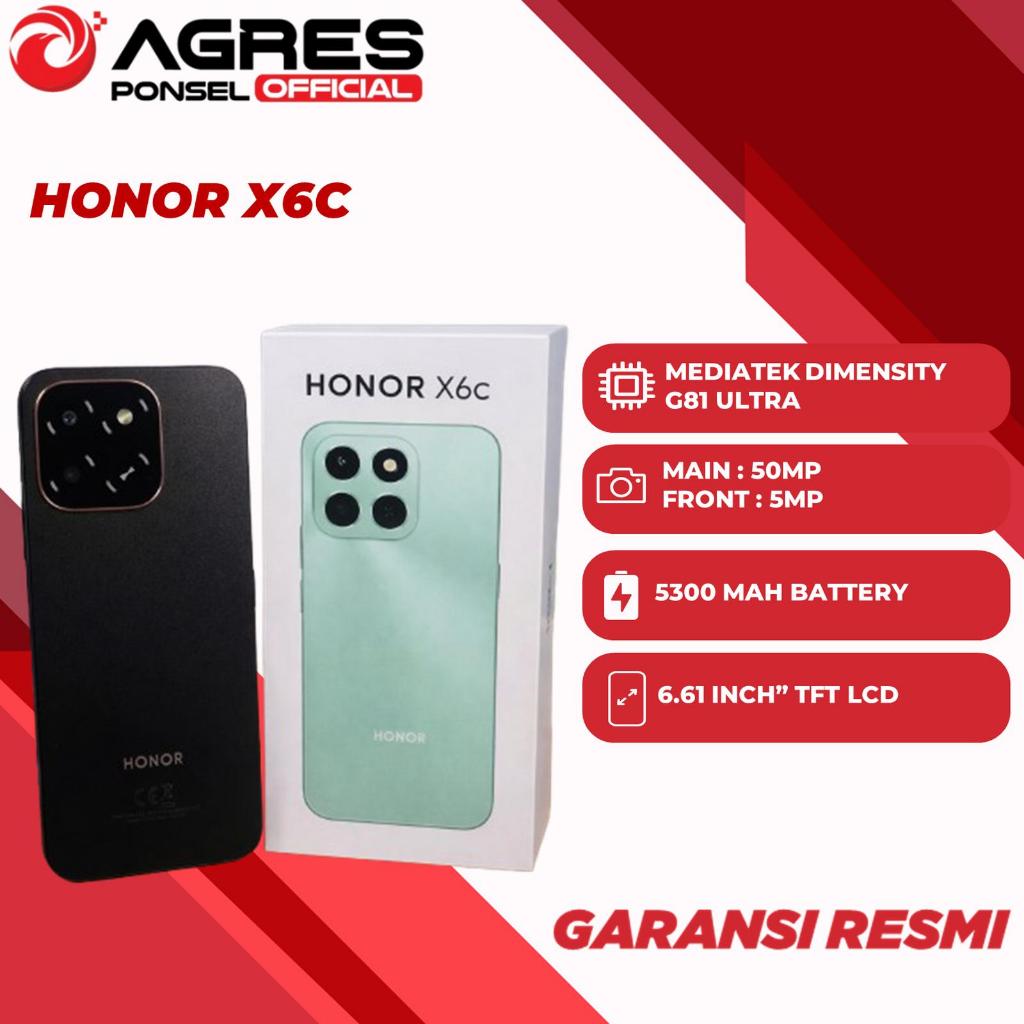 Honor X6c 6GB/256GB 6.61inch 120Hz - Mediatek Helio G81 Ultra - 5300mAh 35W Honor SuperCharge - NFC