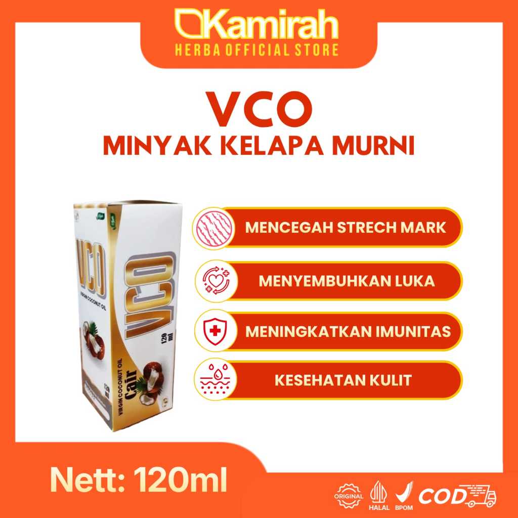 VCO (VIRGIN COCONUT OIL) 120 ML-MINYAK COCONUT ASLI BPOM