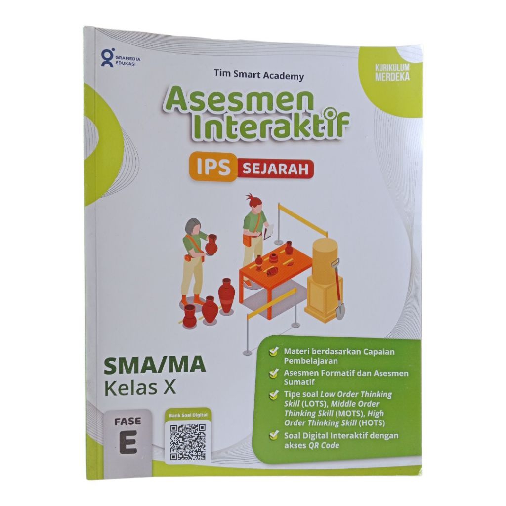 Buku Asesmen interaktif Ips Sejarah Kelas X Sma Kurmer.