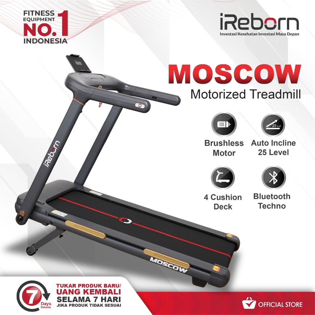 iReborn - Treadmill Elektrik Alat Fitness Moscow (Official Shop)