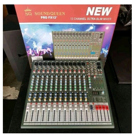 mixer soundqueen pro fx 12+ 12 CHANNEL