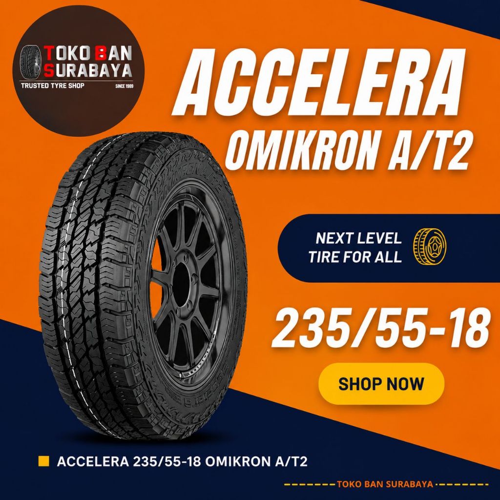 Ban Accelera 235/55 R18 235/55R18 235/55/18 23555 R18 23555R18 R18 R 18 OMIKRON A/T 2