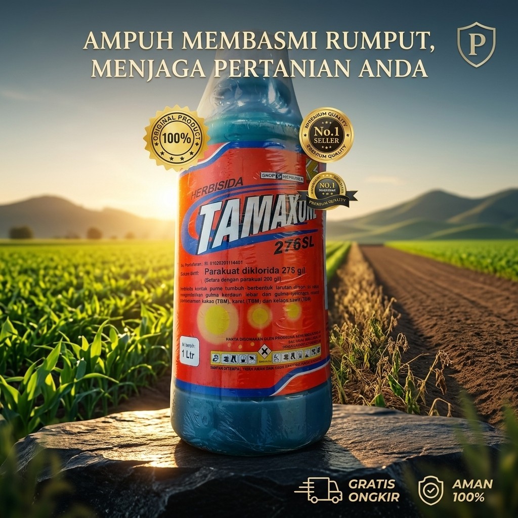 Pembasmi rumput liar 1 Liter Tamaxone 276SL Sekelas Gramoxone 276 SL