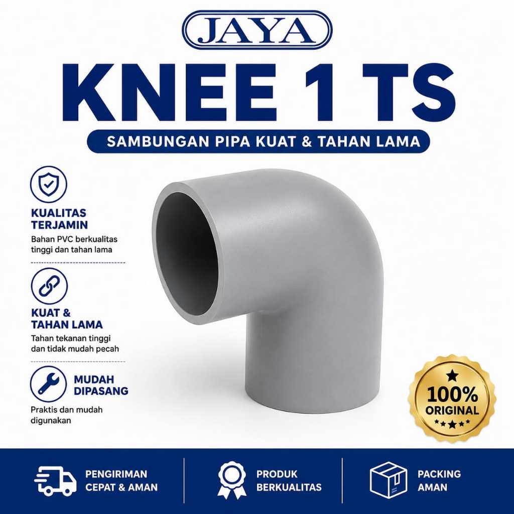 Knee / Knie / Keni / Elbow PVC TS 1 - Sambungan Pipa JAYA