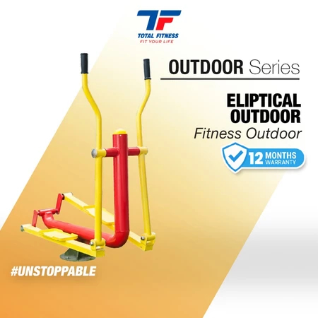 Elliptical Machine Total Fitness Alat Fitness Outdoor