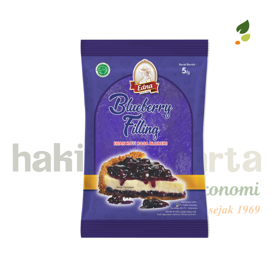 Edna Filling 5 Kg / Selai Isian Roti Rasa Buah
