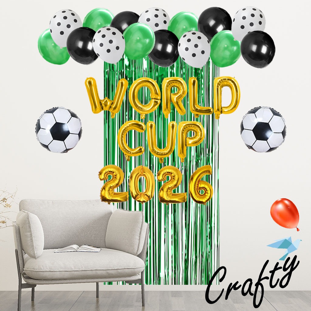 [PAKET] Dekorasi WORLD CUP SOCCER BALL Piala Dunia Bola