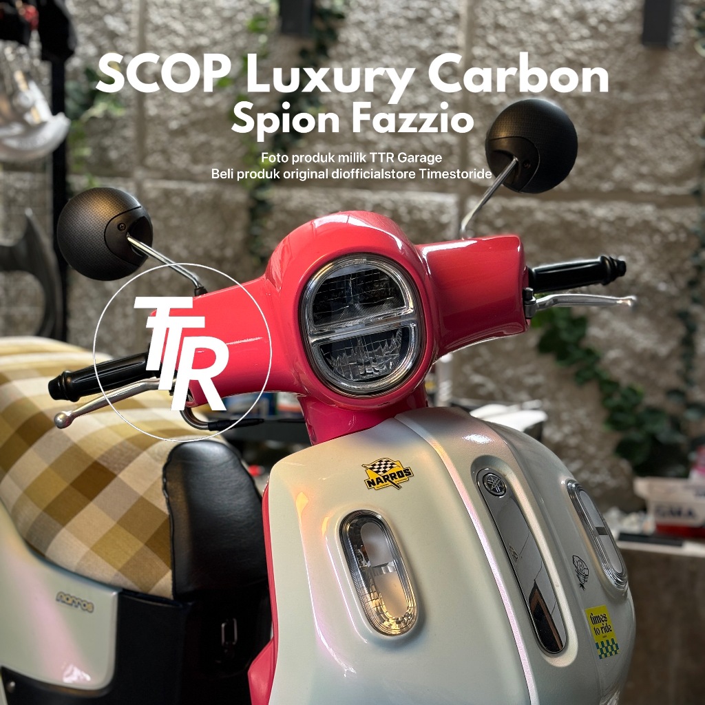 Spion yamaha fazzio hybride model bulat klasik | spion yamaha fazzio model bulat | spion bulat fazzi