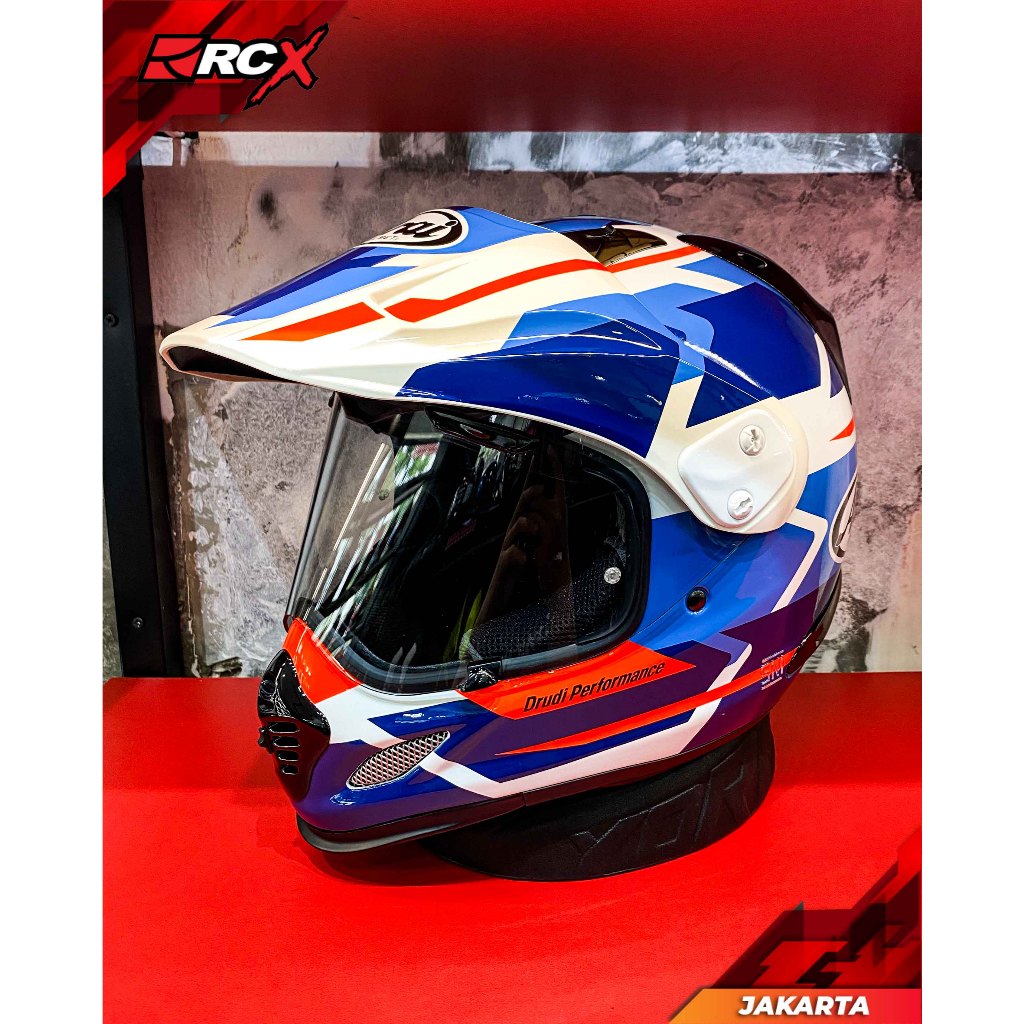 Helm Arai Tourcross 3 Depart Blue Original Second 2nd Bekas RCX