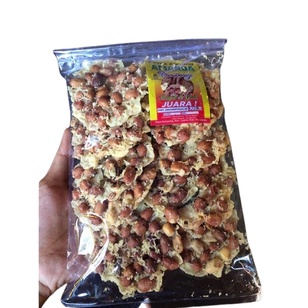 Peyek Kacang Khas Purworejo Rasa Lezat Dan Reyah Kemasan 250Gr