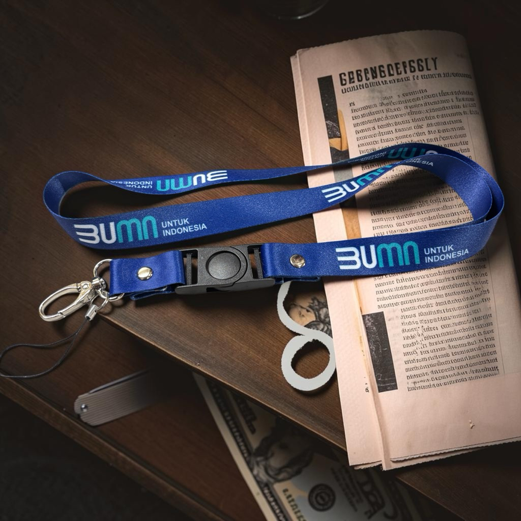 GANTUNGAN ID CARD BUMN-LANYARD 2CM PRINTING BUMN