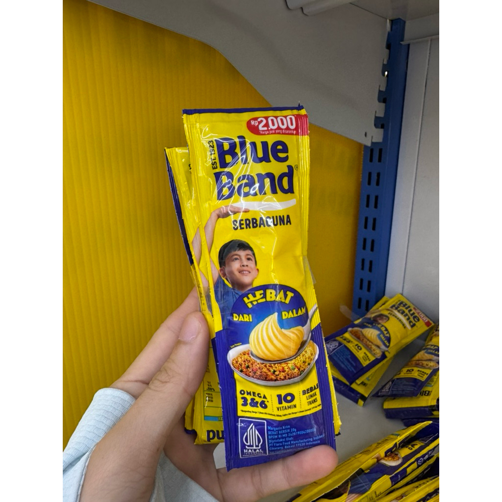 (isi 6) Blue Band Mentega 20gr X 6 Sachet Omega 3&6 Blueband