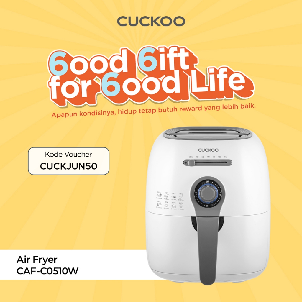 CUCKOO Air Fryer CAF-C0510DW