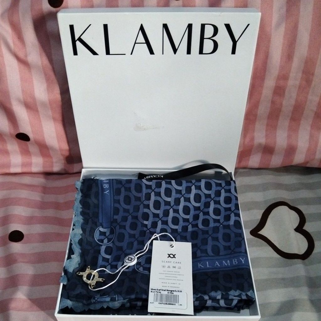 Monogram small scarf WK